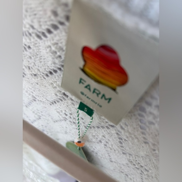 Farm Rio: Elegant White Lace Women's Top / Blouse - Picture 12 of 13